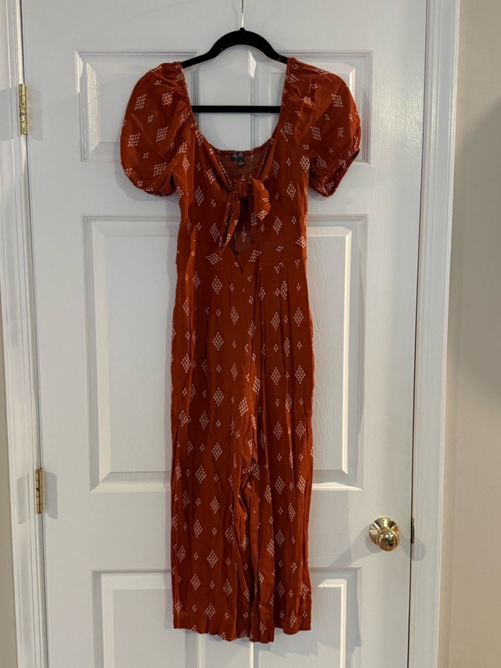 Women's Tie-Knot Bow Jumpsuit